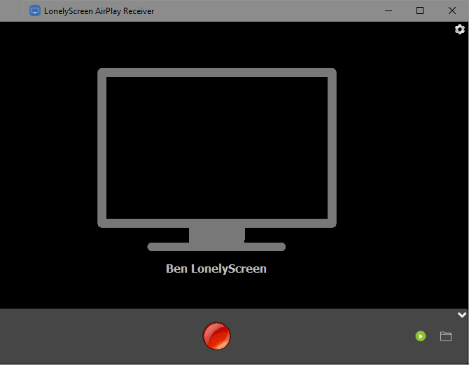 صورة لـ كيفية عمل النسخ المتطابق لشاشة iPhone أو iPad على كمبيوتر يعمل بنظام Windows | LonelyScreen_Main_Window-7k0b6Lfs-DzTechs
