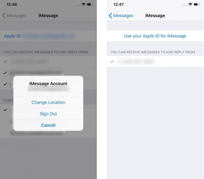 صورة لـ كيفية إصلاح iMessage لا يعمل على الـ Mac أو iPhone أو iPad | Sign_Out_and_Back_In_to_iMessage-AUxnbIfs-DzTechs