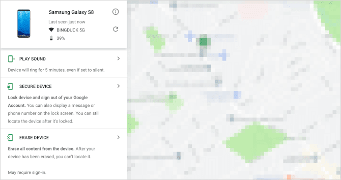 صورة لـ كيفية استخدام هاتف Android كجهاز تتبع GPS | android_find_my_device_in_action_2-F36dGIfs-DzTechs