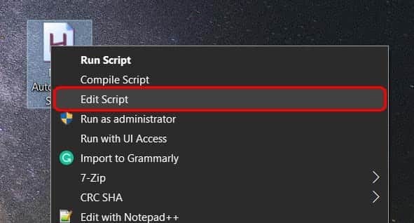 صورة لـ كيفية إنشاء اختصارات مخصصة للتحكم في مستوى الصوت على Windows | edit_script_autohotkey-Z3m1JLfs-DzTechs
