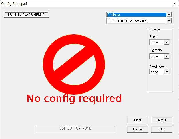 صورة لـ كيفية تشغيل ألعاب PlayStation (PS1) على الكمبيوتر | epsxe_controller_config_XInput-rQmJ6Lfs-DzTechs