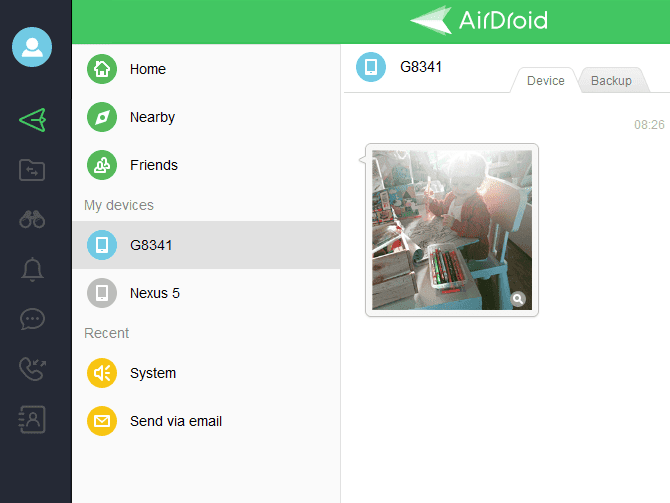 صورة لـ كيفية نقل الملفات من Android إلى الكمبيوتر الخاص بك: أفضل الطرق | muo_android_filesync_airdroid_received-t24GKIfs-DzTechs