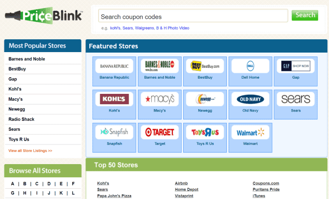 صورة لـ أفضل المواقع للحصول على الكوبونات والرموز الترويجية على الإنترنت | price_blink_coupon_code-2TtJmIfs-DzTechs