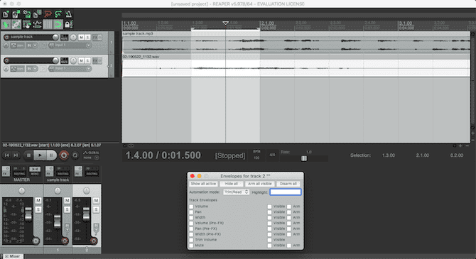 صورة لـ أفضل تطبيقات تحرير الصوت المجانية والرخيصة للـ Mac | reaper-KQEjbIfs-DzTechs