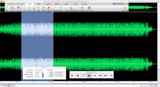 صورة لـ أفضل تطبيقات تحرير الصوت المجانية والرخيصة للـ Mac | wavepad-ZVEjbIfs-DzTechs