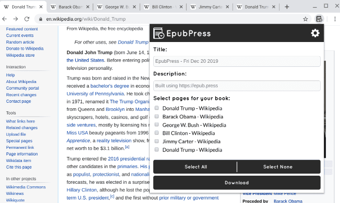 صورة لـ أفضل الأدوات لجعل ويكيبيديا أفضل ولاكتشاف مقالات مثيرة للاهتمام | wikipedia_tools_epubpress_offline_ebook-kjuDnIfs-DzTechs