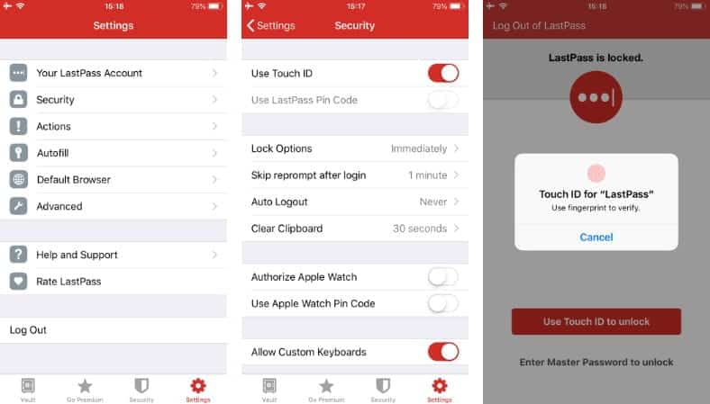 صورة لـ معظم تطبيقات الـ iPhone التي يمكنك قفلها بواسطة Touch ID أو Face ID | 2._LastPass__And_Other_Password_Managers_-XkHxjJfs-DzTechs