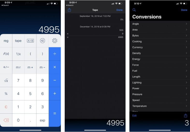 صورة لـ أفضل تطبيقات الآلة الحاسبة لأجهزة iPhone و iPad و Apple Watch | 2._PCalc-388ydJfs-DzTechs