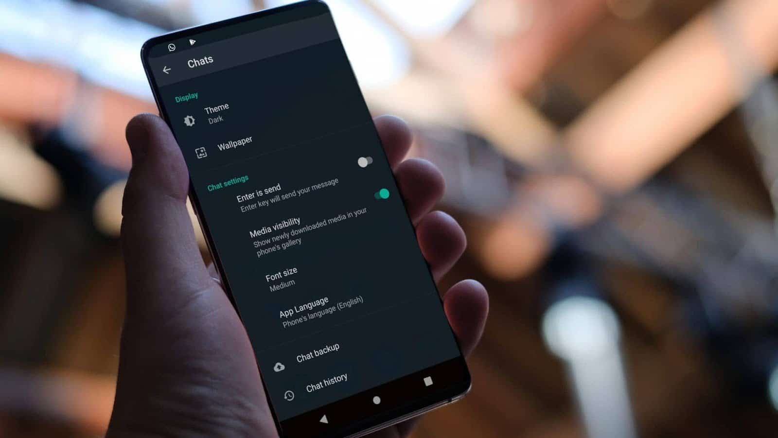 صورة لـ كيفية تمكين الوضع المظلم على WhatsApp لنظام Android و iOS | 4zwfECccBairNZow6aWWDG-tDzp7Ofs-DzTechs
