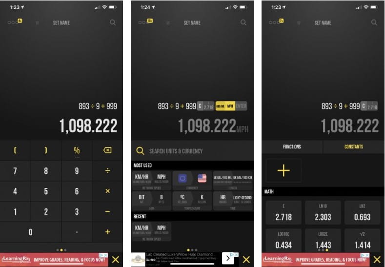صورة لـ أفضل تطبيقات الآلة الحاسبة لأجهزة iPhone و iPad و Apple Watch | 7._Calcularium-AV8ydJfs-DzTechs