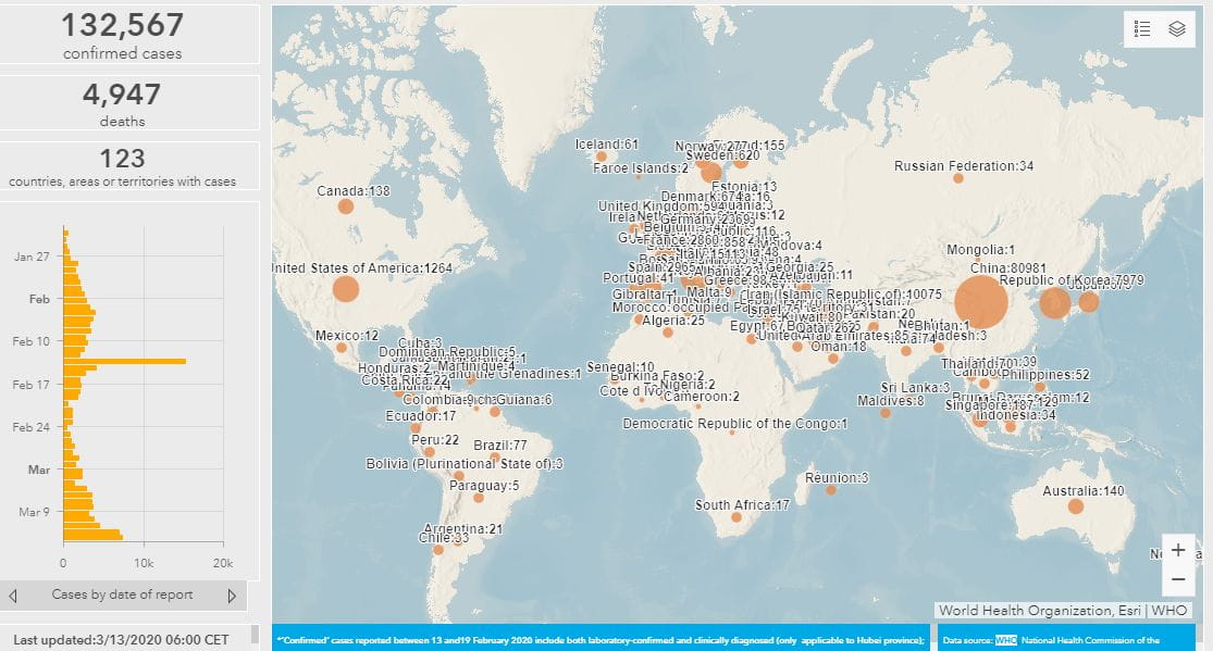 صورة لـ الخرائط الحية والتطبيقات الرسمية لفيروس كورونا لتتبع COVID-19 في الوقت الفعلي | Coronavirus_Live_Maps_and_Apps_4-2WvzcPfs-DzTechs