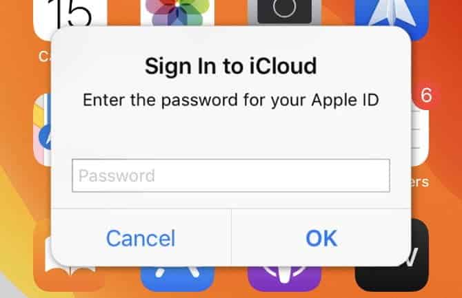 صورة لـ مشاكل iCloud الشائعة (وكيفية إصلاحها على iPhone أو iPad) | Sign_In_to_iCloud_iPhone_Alert-zMhmeJfs-DzTechs