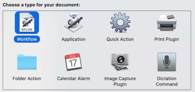صورة لـ مجموعة من أفضل الطرق لاستخدام Mac Automator مع متصفحك | Workflow_Automator_document_type-SjyxqJfs-DzTechs