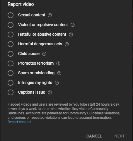 صورة لـ كيفية حذف أو استعادة مقاطع الفيديو من Youtube | YouTube_Report_Video-GTLhvJfs-DzTechs