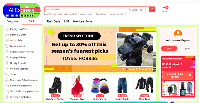 صورة لـ أفضل مواقع التسوق الصينية التي تشحن إلى جميع أنحاء العالم | aliexpress_670x348-ntcM3Pfs-DzTechs