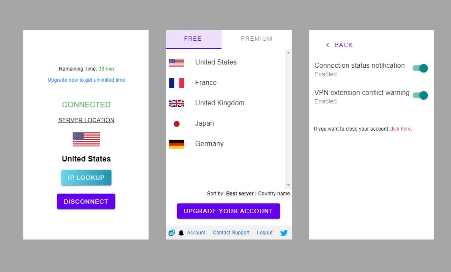 صورة لـ أفضل إضافات VPN المجانية لـ Google Chrome | hoxx-vpn-all