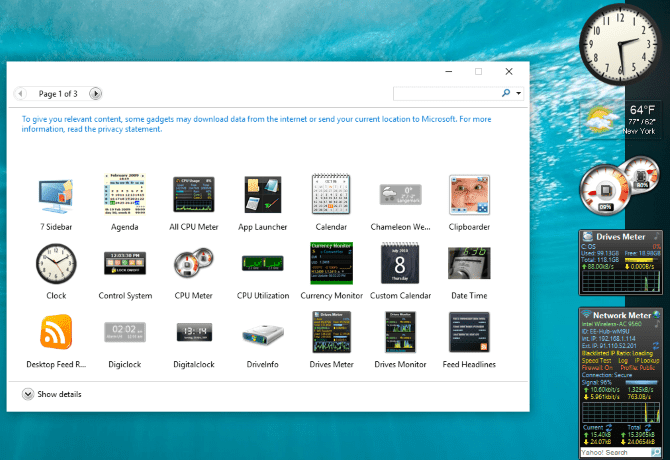 صورة لـ كيفية الحصول على الأدوات المُصغرة الذكية لسطح المكتب على Windows 10 | muo_windows_desktop_gadgets_8gadgetpack-98P6ZJfs-DzTechs