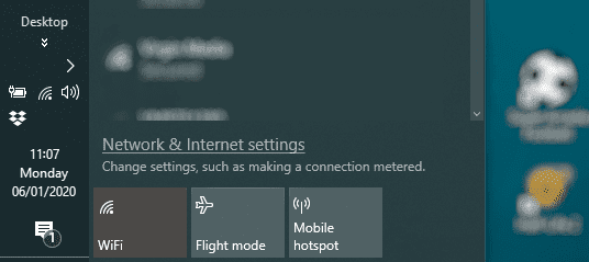 صورة لـ الحلول المضمونة من أجل إصلاح خطأ “No Internet, secured” في Windows 10 | muo_windows_no_internet_secured_system_tray-I2TDJJfs-DzTechs