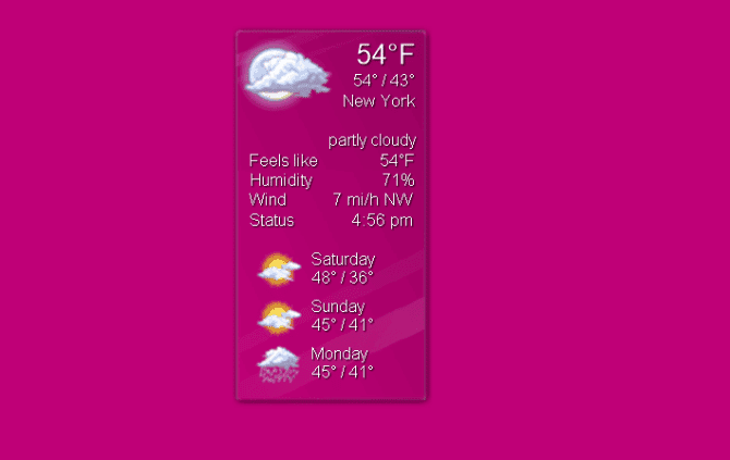 صورة لـ أفضل أدوات الطقس المُصغرة لسطح المكتب لـ Windows | my_weather_windows_gadget-Pjb7WJfs-DzTechs