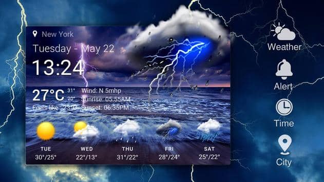 صورة لـ أفضل أدوات الطقس المُصغرة لسطح المكتب لـ Windows | screen_9-pew7WJfs-DzTechs