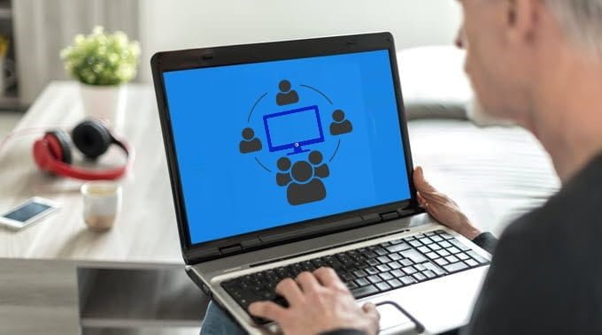 صورة لـ أفضل الأدوات ومواقع الويب المجانية لمشاركة الشاشة على الإنترنت | screen_share-V72QcQfs-DzTechs