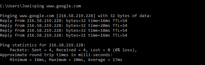 صورة لـ أفضل أوامر موجه الأوامر CMD لإدارة الشبكات اللاسلكية في Windows | windows_command_ping-umjKwKfs-DzTechs