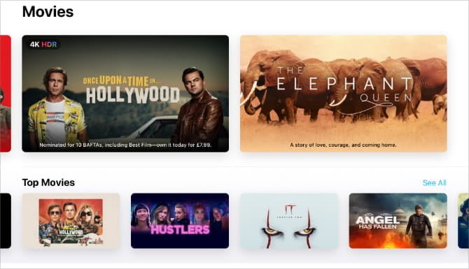 صورة لـ كيفية تنزيل الأفلام على iPad أو iPhone لمشاهدتها في وضع عدم الاتصال | Apple_TV_app_showing_latest_movies2-pBxU3Kfs-DzTechs