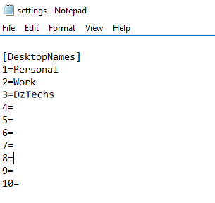 صورة لـ تلميحات أساسية لسطح المكتب الإفتراصي على Windows 10 لتحسين الإنتاجية | DesktopNames-dT84RSfs-DzTechs