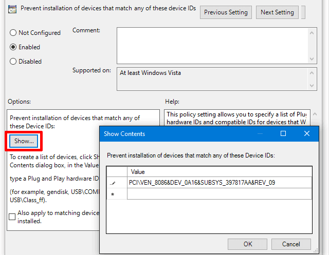 صورة لـ أفضل طرق التعديل في سياسة مجموعة Windows التي تجعل الكمبيوتر الخاص بك أفضل | Prevent_Driver_Installation_e1585265313237-97apoSfs-DzTechs