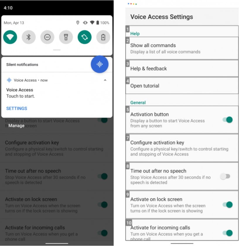 صورة لـ كيفية التحكم في جهاز Android الخاص بك بالكامل بصوتك | Voice_Access_Settings-YKshMSfs-DzTechs