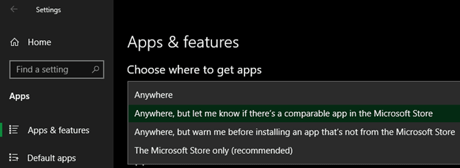 صورة لـ ماذا تفعل عندما لا يتم تثبيت تطبيقات Windows | Windows_10_Apps_Install_Location_670x246-bA2ARSfs-DzTechs