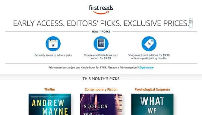 صورة لـ أفضل نصائح Amazon Kindle الأساسية: الفوائد التي يجب الاستفادة منها | best_ways_to_take_advantage_of_kindle_02_kindle_first_reads-ToXSzTfs-DzTechs