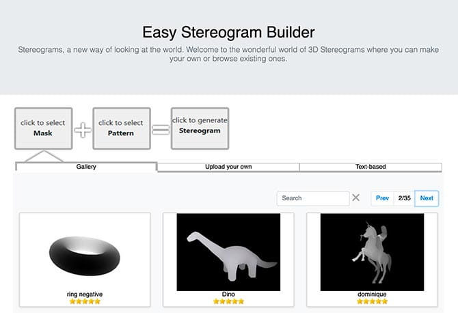 صورة لـ كيفية إنشاء صور العين السحرية من خلال التصوير المجسم على الانترنت | easystereogrambuilder_magic_eye_01-09cnyKfs-DzTechs