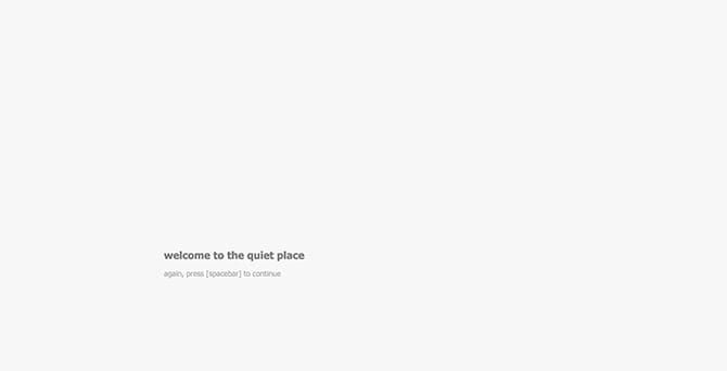 صورة لـ هل تشعر بالسلبية وخيبات الأمل؟ إليك أسعد المواقع على الويب | happiest_places_on_the_web_05_the_quiet_place-8UzlxTfs-DzTechs