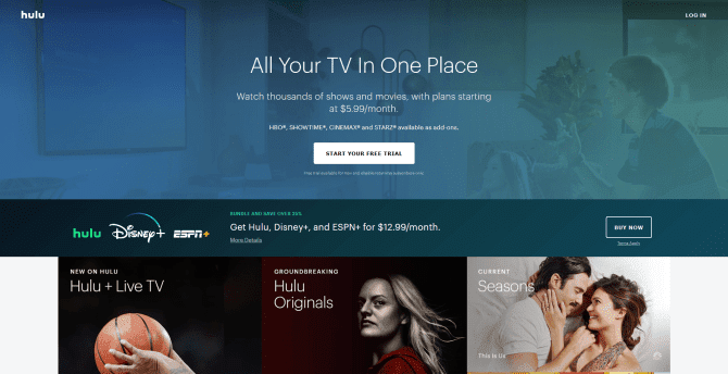 صورة لـ أفضل خدمات البث البديلة لـ Netflix ، المجانية والمدفوعة | hulu-zasMkTfs-DzTechs