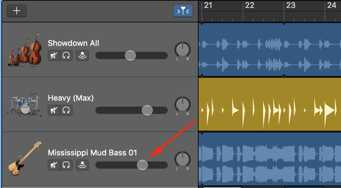 صورة لـ كيفية استخدام GarageBand والتكرارات الحلقية الموسيقية المجانية لإنشاء المسارات الخاصة بك | loop_volume-E4Bi1Rfs-DzTechs