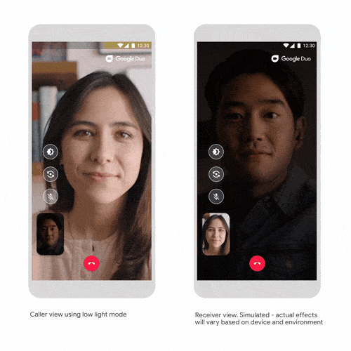 صورة لـ أفضل النصائح والحيل على Google Duo للتأكد من أن مكالمات الفيديو مُميزة | main_lowlight_3_caption-DzTechs