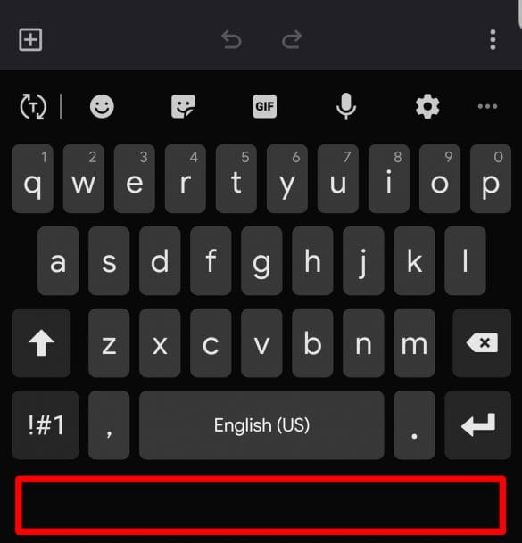 صورة لـ أفضل النصائح والحيل على لوحة مفاتيح Samsung | space_below_samsung_keyboard_e1579782582520_585x609-3wxP5Kfs-DzTechs