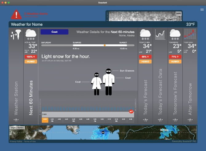صورة لـ أفضل تطبيقات الطقس على الـ Mac | swackett_mac-AKTsuSfs-DzTechs