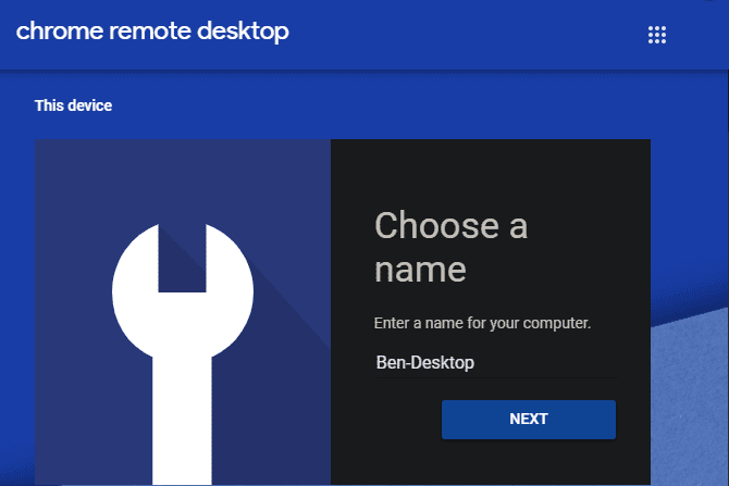 صورة لـ كيفية استخدام كمبيوتر سطح المكتب البعيد من Chrome للتحكم في جهاز الكمبيوتر من أي مكان | 05_Chrome_Remote_Desktop_Name_Device_670x447-b98HqWfs-DzTechs