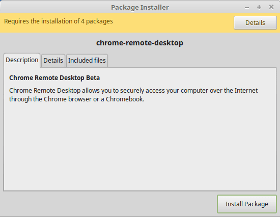 صورة لـ كيفية استخدام كمبيوتر سطح المكتب البعيد من Chrome للتحكم في جهاز الكمبيوتر من أي مكان | 09_Chrome_Remote_Desktop_Install_Linux_Packages-kQ8HqWfs-DzTechs