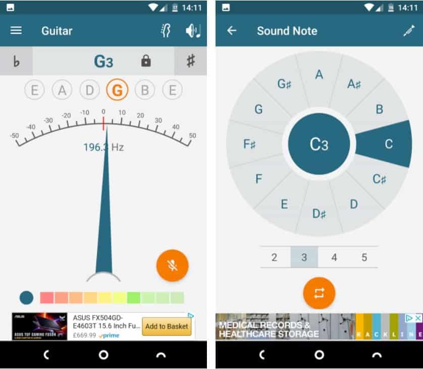 صورة لـ أفضل تطبيقات Android للموسيقيين للتسجيل الموسيقي والتلحين والمزيد | 4._Pitched_Tuner-pCT4vWfs-DzTechs