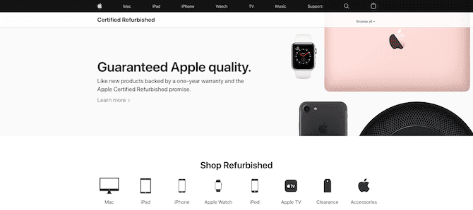 صورة لـ أفضل الأماكن لشراء أجهزة MacBook المجددة والتي تم إصلاح جميع مشاكلها | Apple_Certified_Refurbished_SCreenshot-DPbdYVfs-DzTechs