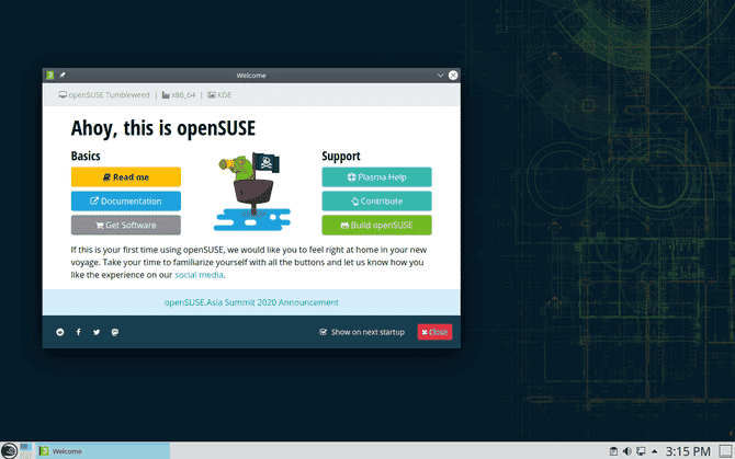 صورة لـ أفضل أنظمة تشغيل Linux التي توفر تحديثات حافة النزيف من التوزيعات الشائعة | BleedingEdgeLinux_openSUSE-vSLAGQfs-DzTechs