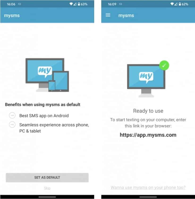 صورة لـ كيفية إرسال واستقبال الرسائل النصية باستخدام الأجهزة اللوحية بنظام Android | How_to_Use_mysms_to_Text_From_a_Tablet-Vjd2HTfs-DzTechs