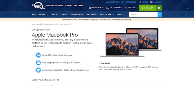 صورة لـ أفضل الأماكن لشراء أجهزة MacBook المجددة والتي تم إصلاح جميع مشاكلها | OWC_Screenshot-alcdYVfs-DzTechs