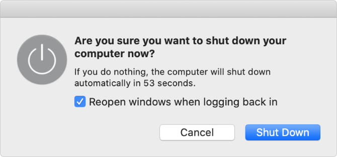 صورة لـ أفضل الطرق لفرض إيقاف أو إعادة تشغيل الـ Mac لا يستجيب | Shut_Down_window_from_macOS-7zDsTTfs-DzTechs