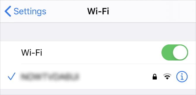 صورة لـ كيفية استخدام Group FaceTime على الـ Mac أو iPhone أو iPad للمكالمات الجماعية | Wi_Fi_network_settings_on_iPhone-7qVGBTfs-DzTechs