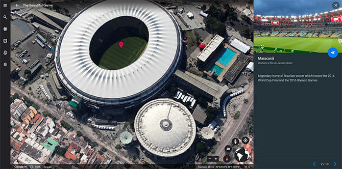 صورة لـ أفضل الجوالات الافتراضية التي سترغب في التحقق منها من خلال Google Earth Tour | best_google_earth_virtual_tours_13_beautiful_game-S0LNsWfs-DzTechs