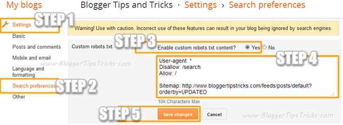 صورة لـ كيفية إنشاء ملف Robots.txt المثالي لـ SEO: ما هو وكيفية استخدامه بالتفصيل | blogger-custom-robots-txt-DzTechs